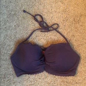Victoria’s Secret Halter Scalloped Bikini Top